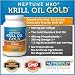 NKO Neptune Krill Oil Gold, 500mg, 60 Softgels (100% Pure NKO Neptune Krill Oil with Astaxanthin) #1 in Omega 3 Krill Oil Supplements