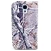 Galaxy S4 Case, Trees Camo Flip Wallet Credit ID Card Slot Holder Phone Case With Stand --Retail Package W Screen Protector --Winter