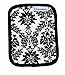 Ritz Kitchen Wears Print Cotton Pot Holder, Vintage Damask Black
