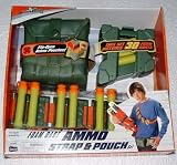 FOAM DART AMMO REFILL SET STRAP & POUCH & 30 DARTS ! (for NERF BUZZBEE LANARD BLASTERS)