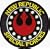 Star Wars - New Republic Special Forces Round Logo - Embroidered Iron On or Sew On Patch