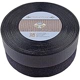 Country Brook Design&reg; 2 Inches Black Sew on Hook and Loop Velcro&reg; Style, 10 Yards