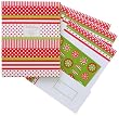 The Gift Wrap Company Laser Letter Sets, Funtime Stripes (Pack Of 3)
