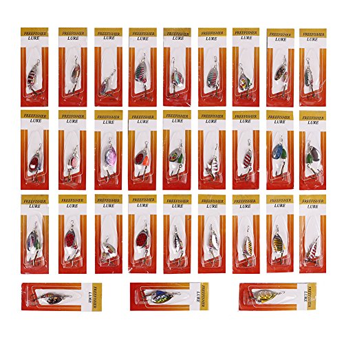 Freefisher 30 Spinner Super New Fishing Lure Pike Salmon Bass T4