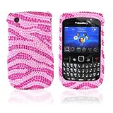 for Blackberry Curve 8530 Bling Hard Case BABY/HOT PINK