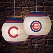 Chicago Cubs 18 Inch Rice Paper Lamp MLB Baseball Fan Shop Sports Team Merchandise