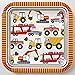 Meri Meri Big Rig - Construction - Party Pack - Boys Birthday Party - 12 Plates 16 Napkins