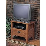 Mission Oak TV Stand by AtHomeMart