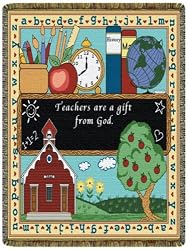 Teachers Are A Gift Tapestry Throw Blanket