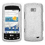 MyBat LG Apex / Ally Diamante Protector Cover (Diamante 2.0) - Silver