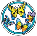 GlassArt - Butterfly Display Sun Dancer Kit