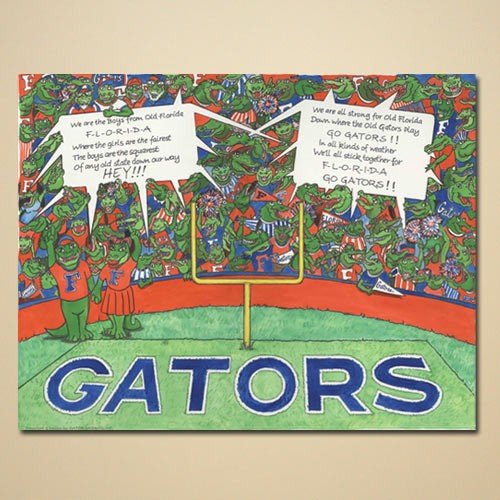Florida Gators We Are The Boys 15'' x 20'' Poster