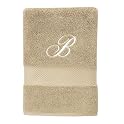Fieldcrest Classic Monogrammed Bath Towel- Wood Ash(B)