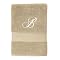 Fieldcrest Classic Monogrammed Bath Towel- Wood Ash(B)