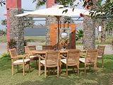 New 9 Pc Luxurious Grade-A Teak Dining Set - 94