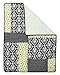 Trend Lab Waverly Rise and Shine Crib Bedding Set, Black/White, 3 Piece