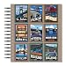 ECOeverywhere Portland Bridges Picture Photo Album, 18 Pages, Holds 72 Photos, 7.75 x 8.75 Inches, Multicolored (PA11883)