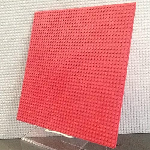 12" X 12" 8 Bit Pixel Building Slab Bricks Blocks Solid Pink Base Plate
