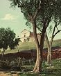 California's Mission San Diego, ca. 1904 - Exceptional Print of a Vintage Photochrom Image from the Library of Congress Collection