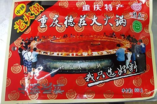 Dezhuang Hot Pot Soup Base (Medium)-300grams ( Pack of 1) ...