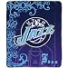 Utah Jazz Royal Plusch Raschel 50x60 Throw Blanket - NBA Basketball