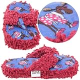 Lazy One Don't Do Mornings Moose Print Thong Slippers for Women