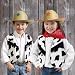 Cow Print Vest (1) Party Supplies