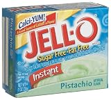 Jell-O Sugar-Free Instant Pudding & Pie Filling, Pistachio, 1-Ounce Boxes (Pack of 24)
