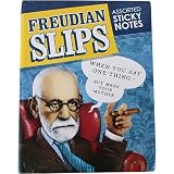 Freudian Slips Sticky Notes in Booklet, Humorous Designs