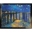 La Nuit Etoilee by Vincent Van Gogh Framed Print - 26x38"