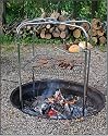 Quad Pod Campfire Grill