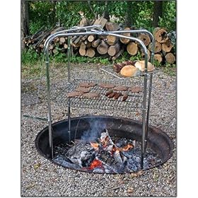 Quad Pod Campfire Grill