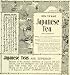 1897 Ad Japanese Teas Recipe Crane Flowers Mountain Cup Steeping Bamboo Eastern - Original Print Ad