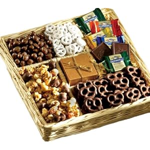 Broadway Basketeers Deluxe Chocolate and Nut Collection Gift Basket