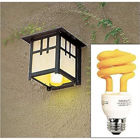 60-Watt Anti Bug Lightbulb Mini Spiral Compact Fluorescent - Uses only 15-Watts - by... by 
