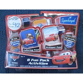 Disney CARS 8 Fun Pack Activities Set