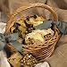 FRESH BAKED GOODNESS - GOURMET GIFT BASKET - WICKER BASKET WITH FRESH POUND CAKE, BLONDIES and BROWNIES