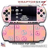Kearas Peace Signs on Pink WraptorSkinz Skin and Screen Protector Kit fits  ....