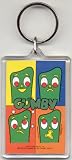 Gumby - 4 Gumbys - Acrylic Keychain