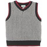houndstooth sweater vest