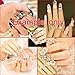 BeeSpring Vintage Silver Skeleton Hand Nail Decorations for Nail Art Designs(10Pcs)
