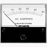 Blue Sea 9630 Ammeter Ac 0-50A + Coil - Electrical Components - Blue Sea System