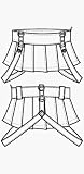 Grandpa Plaids Bondage Mini Skirt