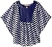 Speechless Girl's 7-16 Printed Circle Top with Crochet