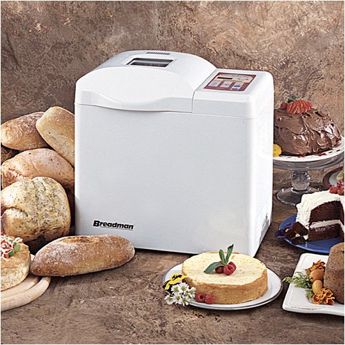 Childrens Toyshop  Kitchen & Housewares : Breadman TR888 Corner Bakery 2-Pound Programmable Bread Maker