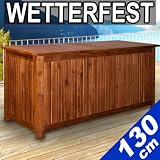 Auflagenbox aus Hartholz 130 cm