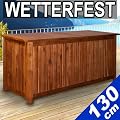 Auflagenbox aus Hartholz 130 cm