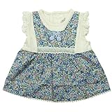 《H28年夏物》(日本製) Pample Mousse(パンプルムース) ローン花Ptノースリーブトップス 80cm/SA NO.DP-62255