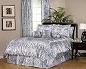7 Pieces Super Soft 450 Thread Count Reversible Satin Black and White Zebra Design Comforter Bed-in-a-bag Set for Queen Bed