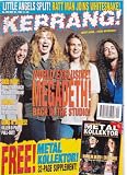 KERRANG MAGAZINE BACK ISSUE 495 MEGADETH - SKID ROW - GUNS N ROSES - WHITESNAKE